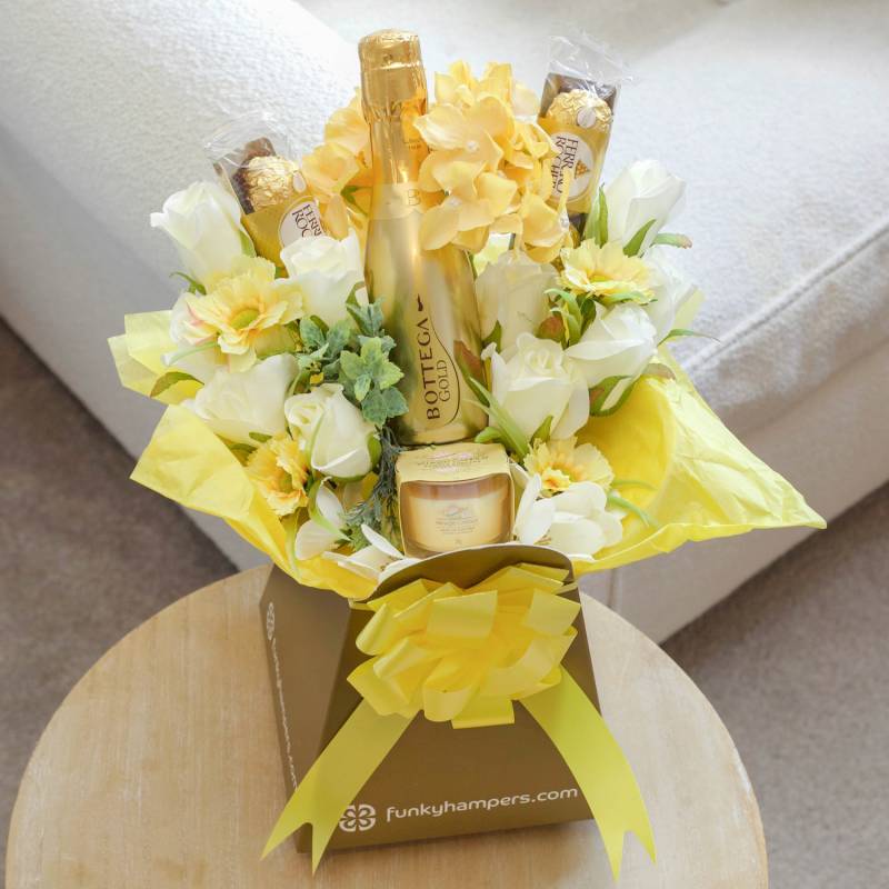 Gold Bottega Yellow Yankee Candle Bouquet