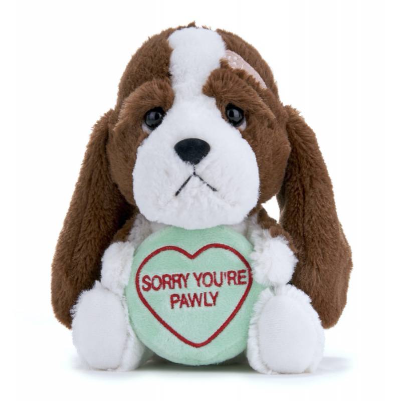 Sorry You're Pawly Swizzels Love Hearts Teddy 18cm