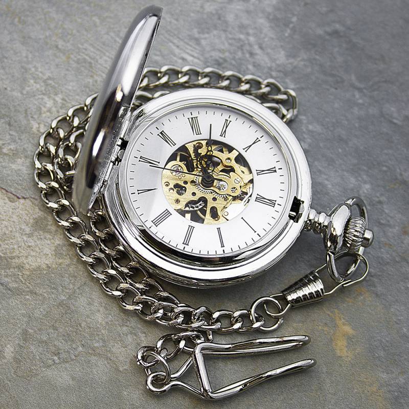 Personalised Dual Sided Pocket Watch